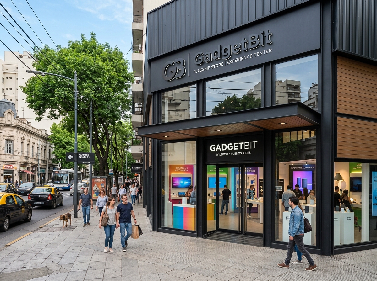 Showroom GadgetBit sobre Avenida Santa Fe en Palermo Buenos Aires
