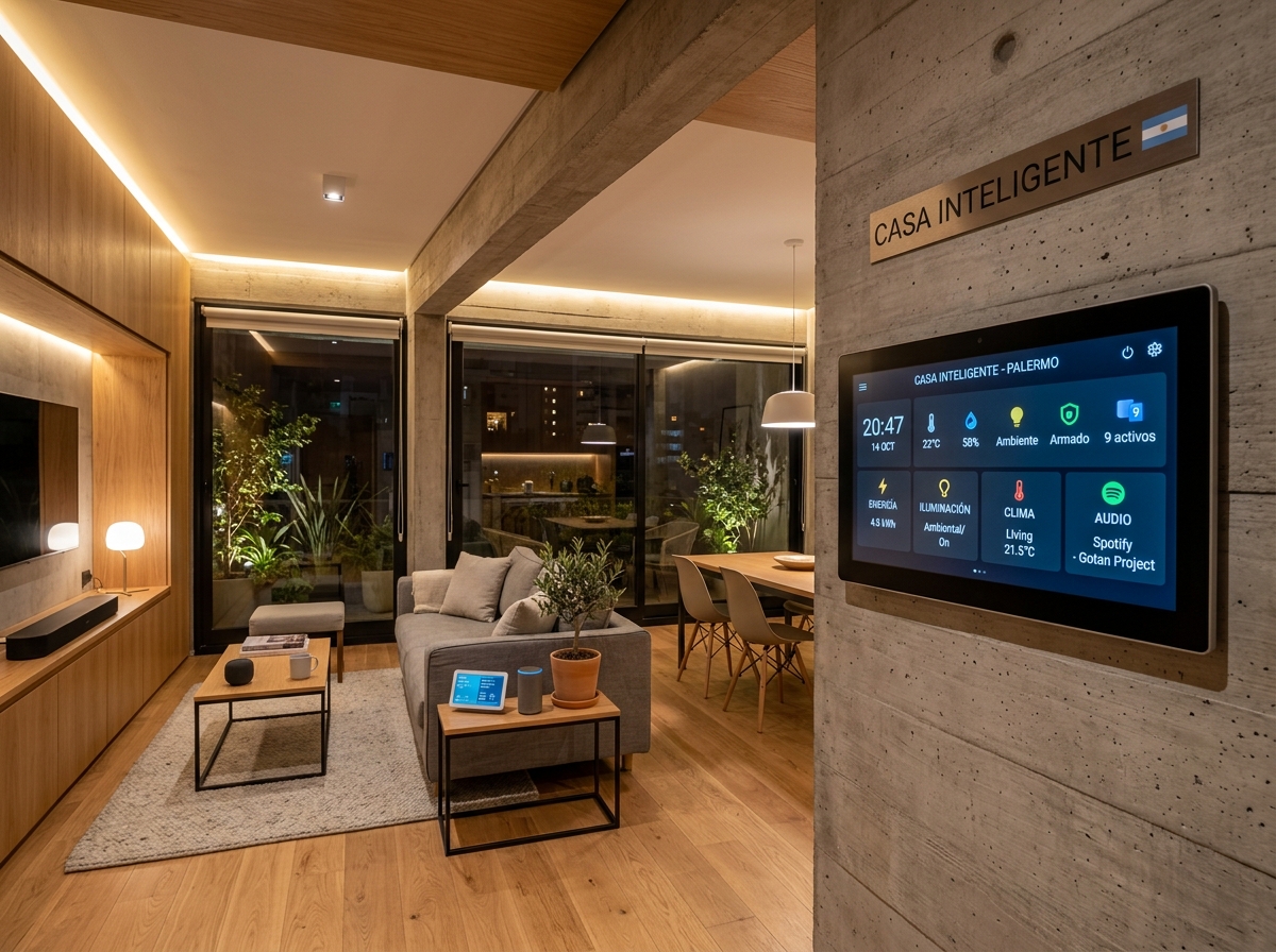 Automatización de penthouse en Palermo Chico con hardware GadgetBit