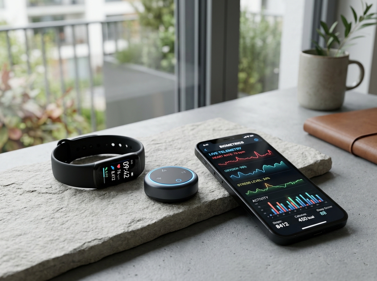 Dispositivos wearables y telemetría sincronizada GadgetBit